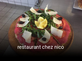 restaurant chez nico réservation en ligne