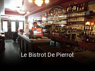 Le Bistrot De Pierrot réservation