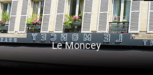 Le Moncey réservation de table