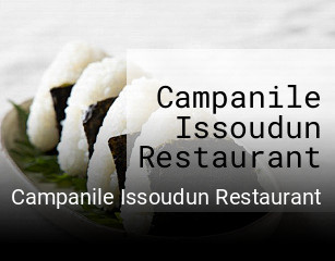 Campanile Issoudun Restaurant réservation