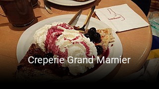 Creperie Grand Marnier réservation de table