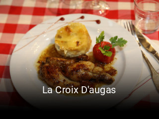 La Croix D'augas réservation de table