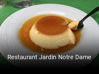 Restaurant Jardin Notre Dame réservation en ligne