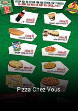 Pizza Chez Vous réservation en ligne