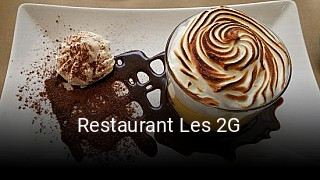 Restaurant Les 2G réservation de table