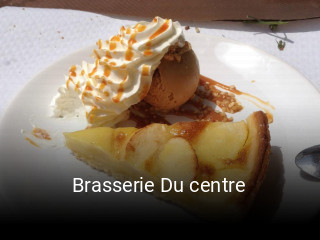 Brasserie Du centre réservation de table