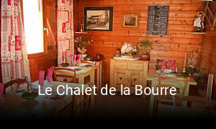 Le Chalet de la Bourre réservation de table