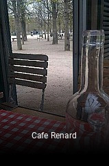 Cafe Renard réservation de table