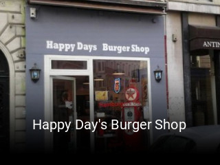 Happy Day's Burger Shop réservation de table