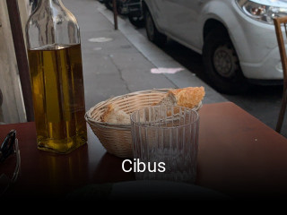 Cibus réservation de table