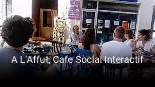 Réserver une table chez A L'Affut, Cafe Social Interactif maintenant
