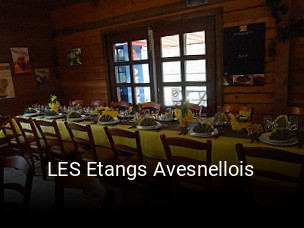 Réserver une table chez LES Etangs Avesnellois maintenant