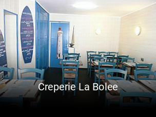 Creperie La Bolee réservation en ligne