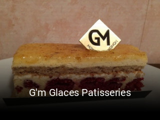 G'm Glaces Patisseries réservation de table