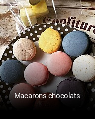 Macarons chocolats réservation en ligne