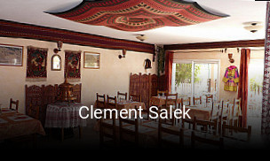 Clement Salek réservation de table