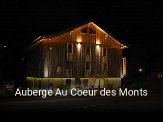 Auberge Au Coeur des Monts réservation en ligne