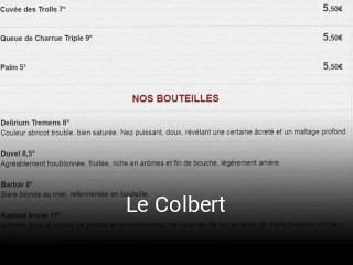 Le Colbert réservation en ligne