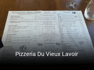 Pizzeria Du Vieux Lavoir réservation en ligne