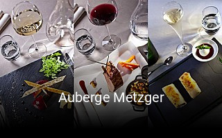 Auberge Metzger réservation en ligne