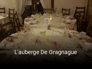 L'auberge De Gragnague réservation en ligne