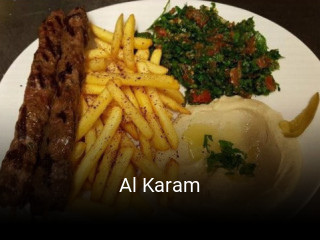 Réserver une table chez Al Karam maintenant