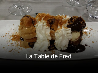 La Table de Fred réservation de table
