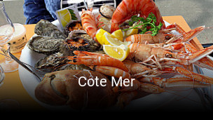 Cote Mer réservation de table
