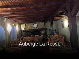 Auberge La Resse réservation