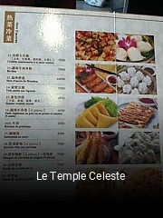 Le Temple Celeste réservation en ligne