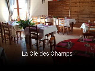 Réserver une table chez La Cle des Champs maintenant