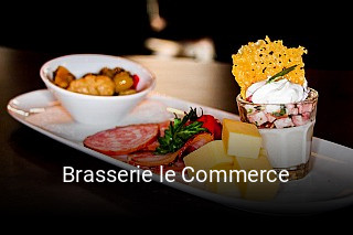 Brasserie le Commerce réservation de table