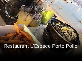 Restaurant L'Espace Porto Pollo réservation en ligne