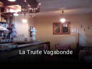 La Truite Vagabonde réservation de table