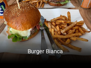 Burger Bianca réservation de table