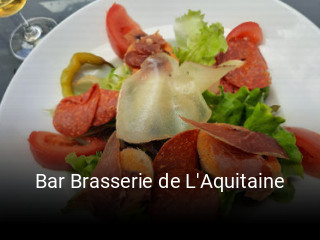 Bar Brasserie de L'Aquitaine réservation