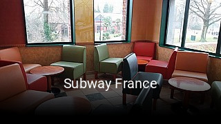 Subway France réservation en ligne