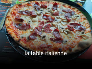 la table italienne réservation