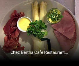 Chez Bertha Cafe Restaurant Wagner réservation de table