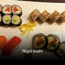 Nigui sushi réservation