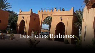 Les Folies Berberes réservation de table