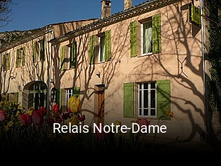 Relais Notre-Dame réservation de table