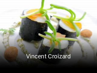 Vincent Croizard réservation