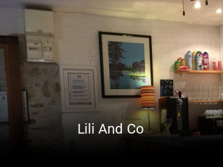 Lili And Co réservation de table
