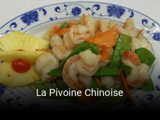La Pivoine Chinoise réservation de table