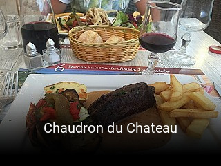 Chaudron du Chateau réservation de table