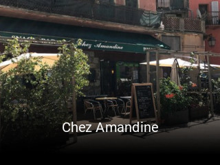 Chez Amandine réservation de table