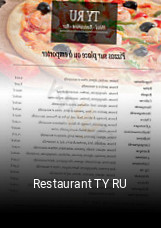 Restaurant TY RU réservation de table