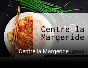 Centre la Margeride réservation de table