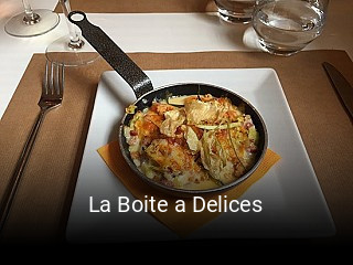 La Boite a Delices réservation de table